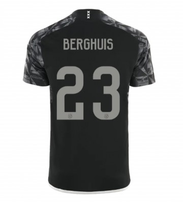 Ajax Steven Berghuis #23 Koszulka Trzecich 2023-24 Krótki Rękaw